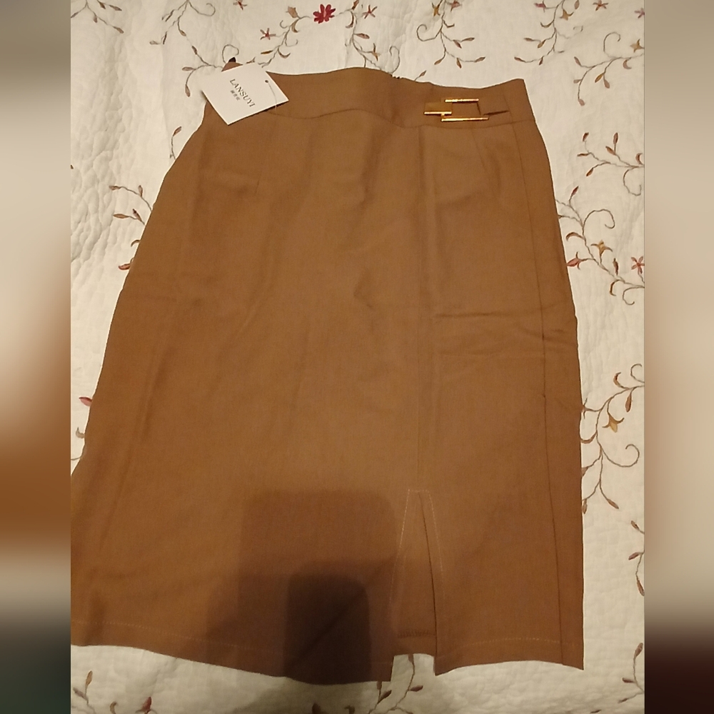 Brown Pencil Skirt